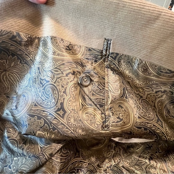 Nwt-Chaps Mens 44l Tan Corduroy Sport Coat Blazer - Picture 14 of 16